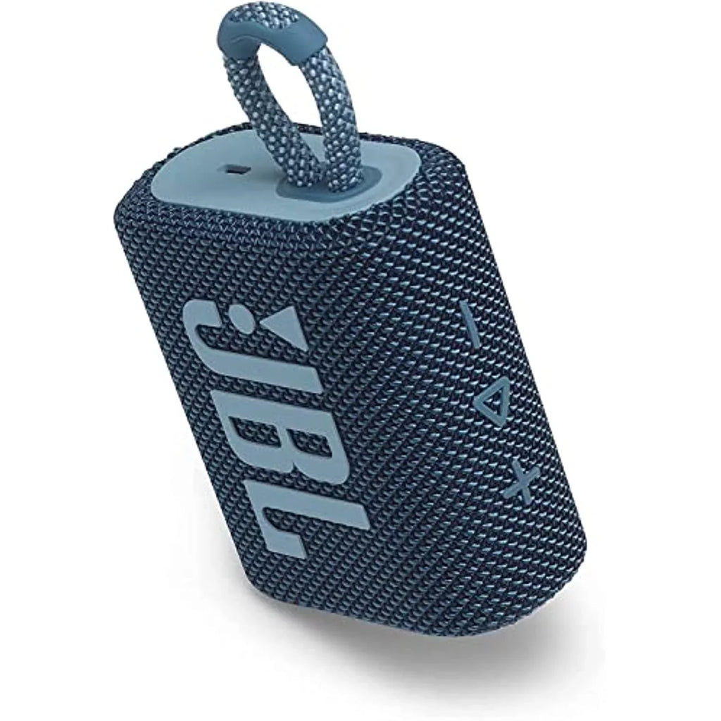 Wireless IP67 Outdoor (Refurbished) (Blue) 3 Waterproof Portable Speaker Dustproof JBL Restored Go & Bluetooth