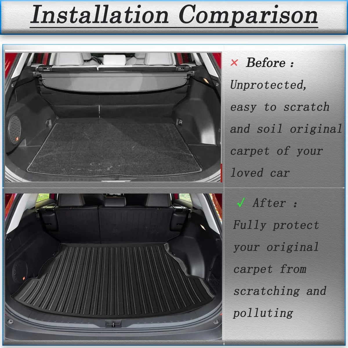 Protection No All TPO Cargo For Cargo Liner Mats CRV Hybrid 2017-2022 Weather Honda