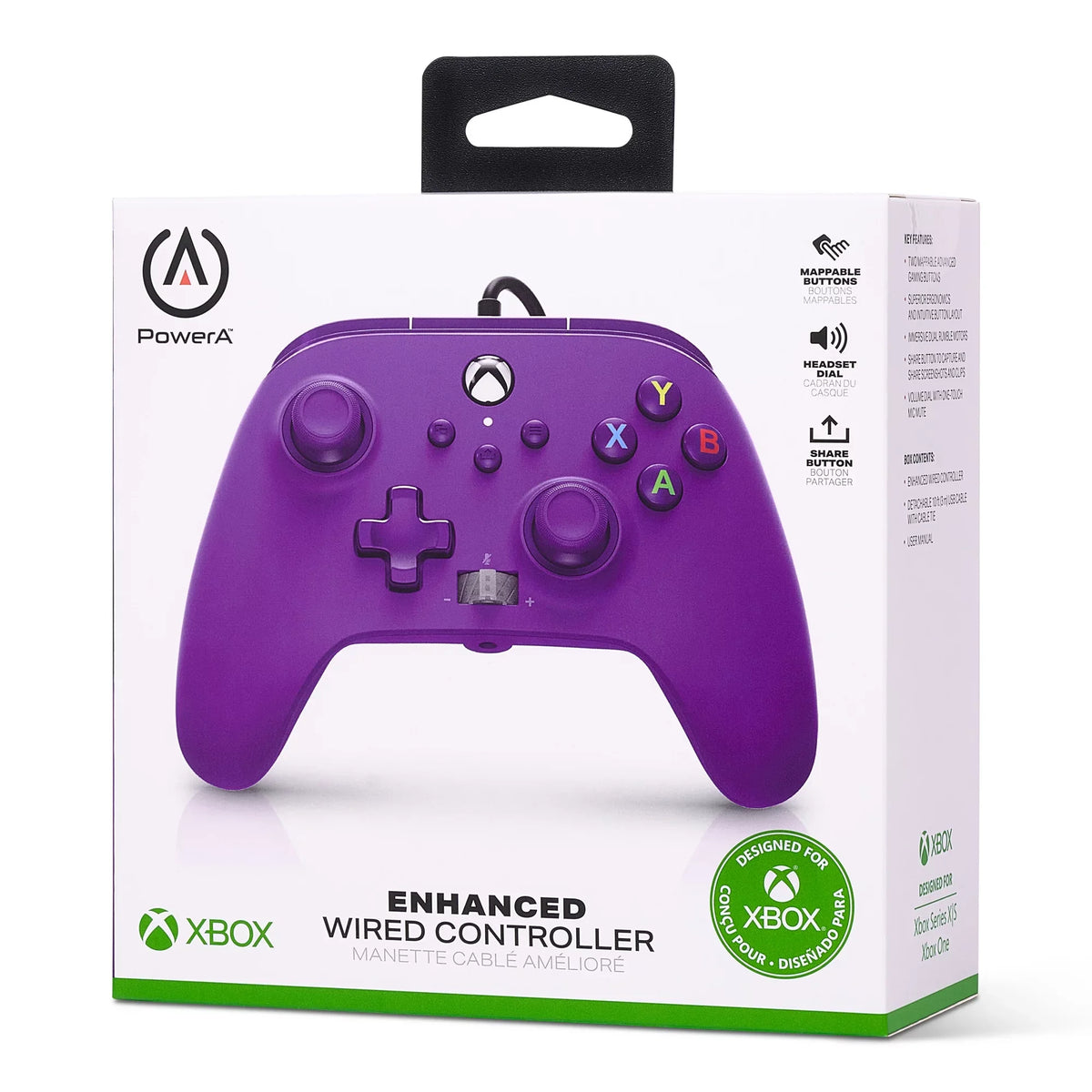 X|S Enhanced Xbox for - Wired PowerA Series Purple Royal Controller
