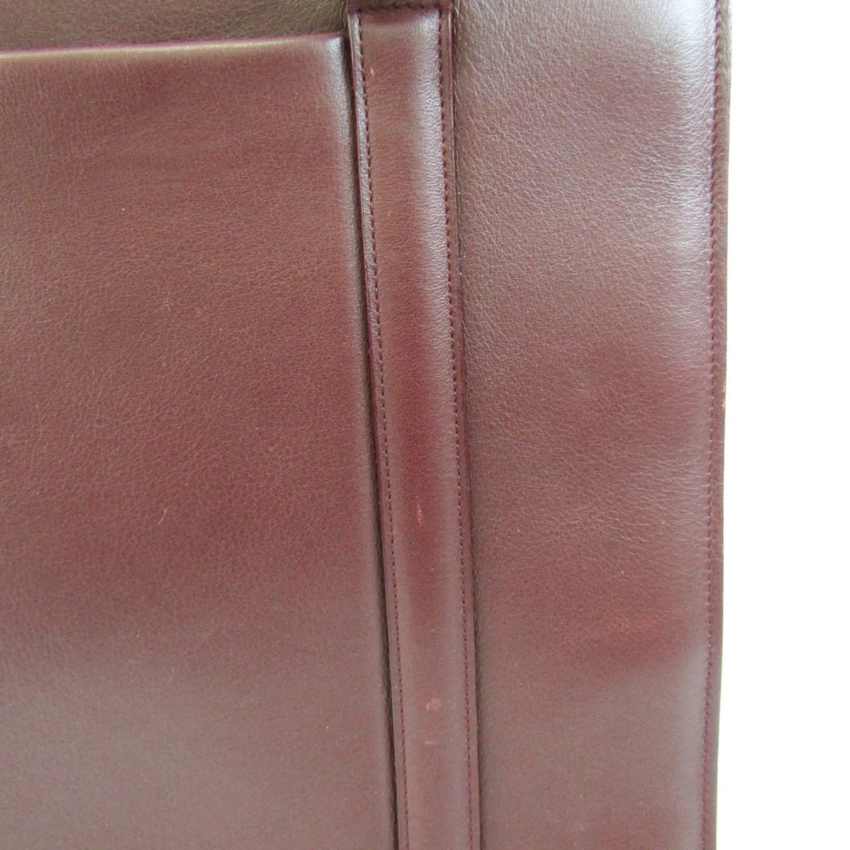 Tote Leather Women's Cartier Bordeaux Pre-Owned Bag (Good) Cabochon