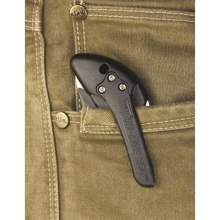 3.5" Stainless RLY50C Inserts 420J2 Gray Black, Razor-Lite EDC Point Tanto Steel Drop Polymer Edge Outdoor