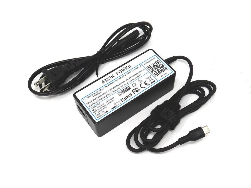 5401 AC Dell Laptop for 90W Charger 5330 5411 5410 POWER 5400 Latitude Adapter AMSK Type-C