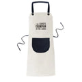 One I Linen Bib The In Best Adjustable BBQ Am Cotton Always Kitchen Apron Games Pinafore Pocket