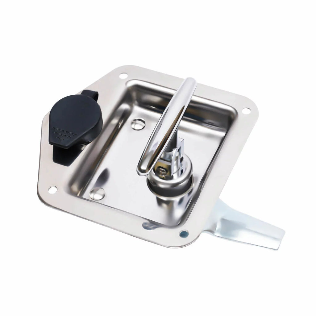Tool Door Keys 6 of Folding w/ Lock 12 T-handle RV Set Latch Steel Box Stainless