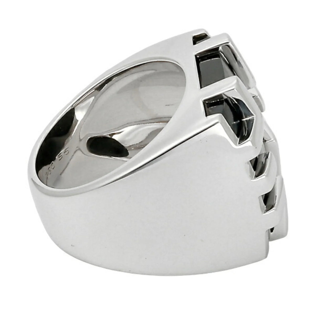 Pre-Owned Dragon Kiss Cartier Tiger the Ring White Eye of (Good) K18WG Gold