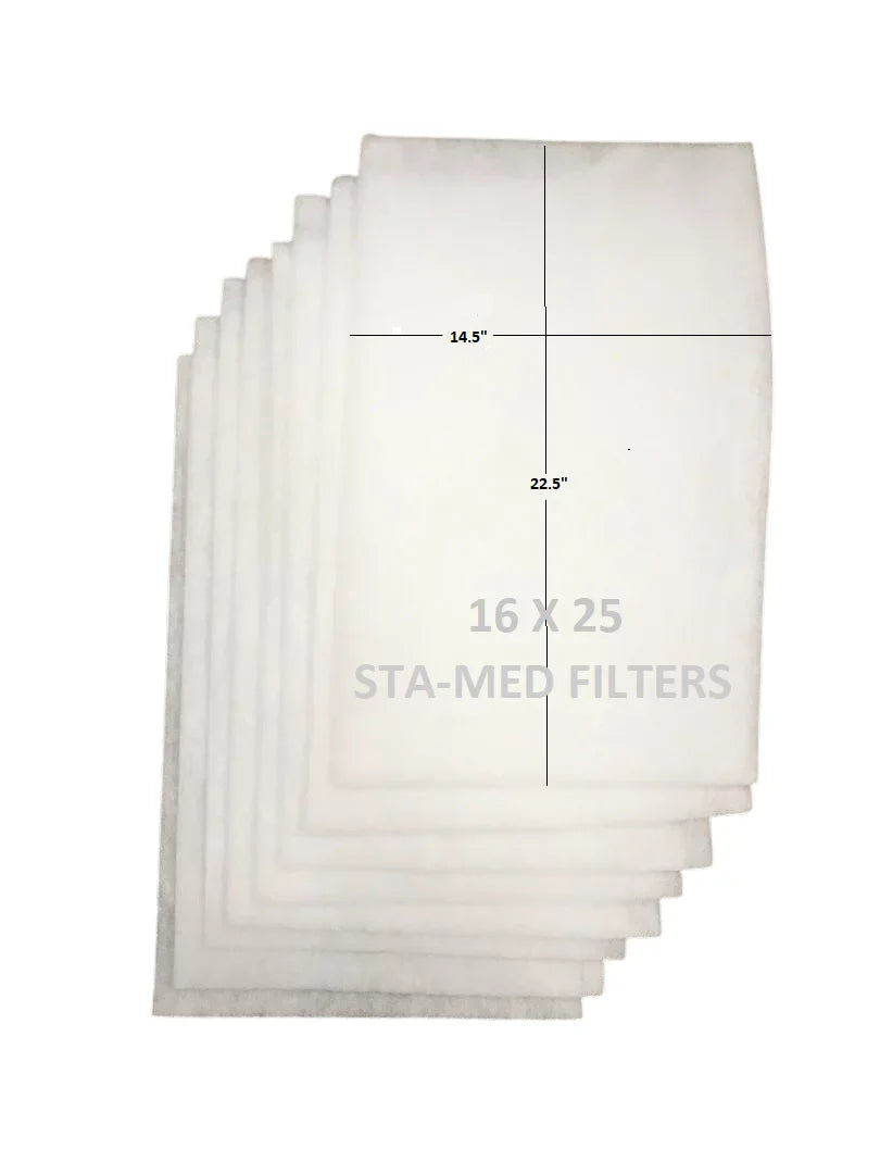 AE (4 Media Replacement 16x25 Pack) Year AmClean 10 Supply Pad Refills Comfort Filter