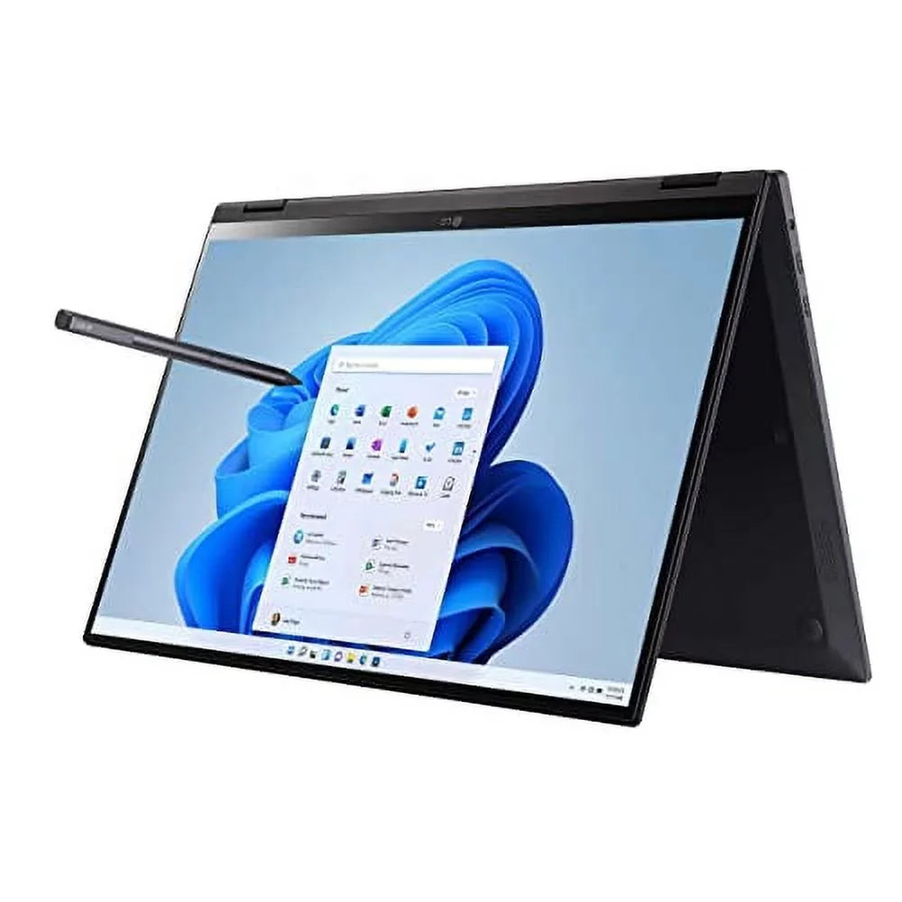 Touch and Gram NVMe IPS LG 16GB EVO 2TB(1TBx2) SSD Graphics Xe AX RAM 2023 Fingerprint Laptop Windows Battery USB WQXGA 2-in-1 i7-1165G7 WiFi 16" w/Pen Iris RE Intel Ultralight Backlit 11 Fullday