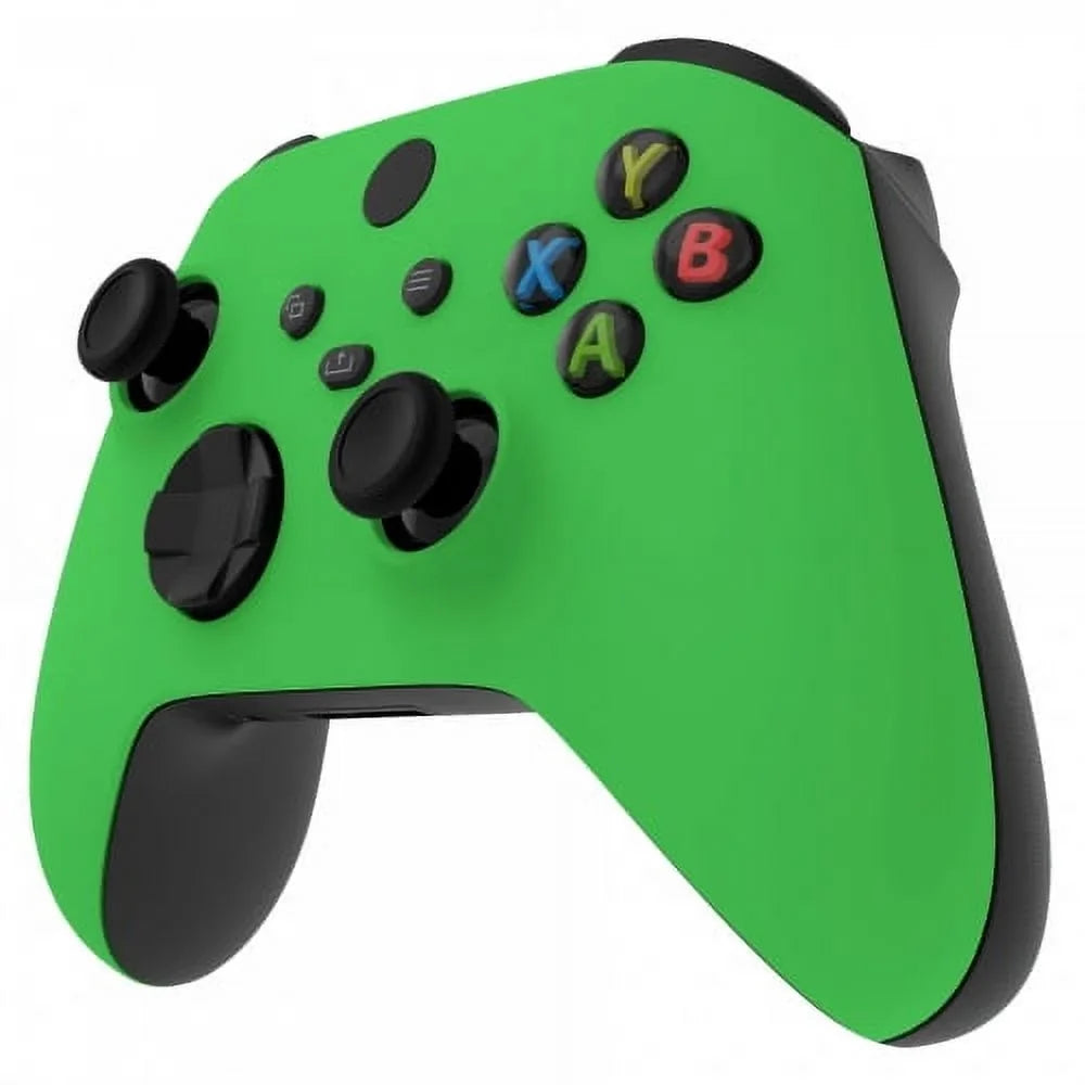 Xbox "Soft X UN-MODDED Custom (with Unique 3.5 Green" One Controller Design jack)