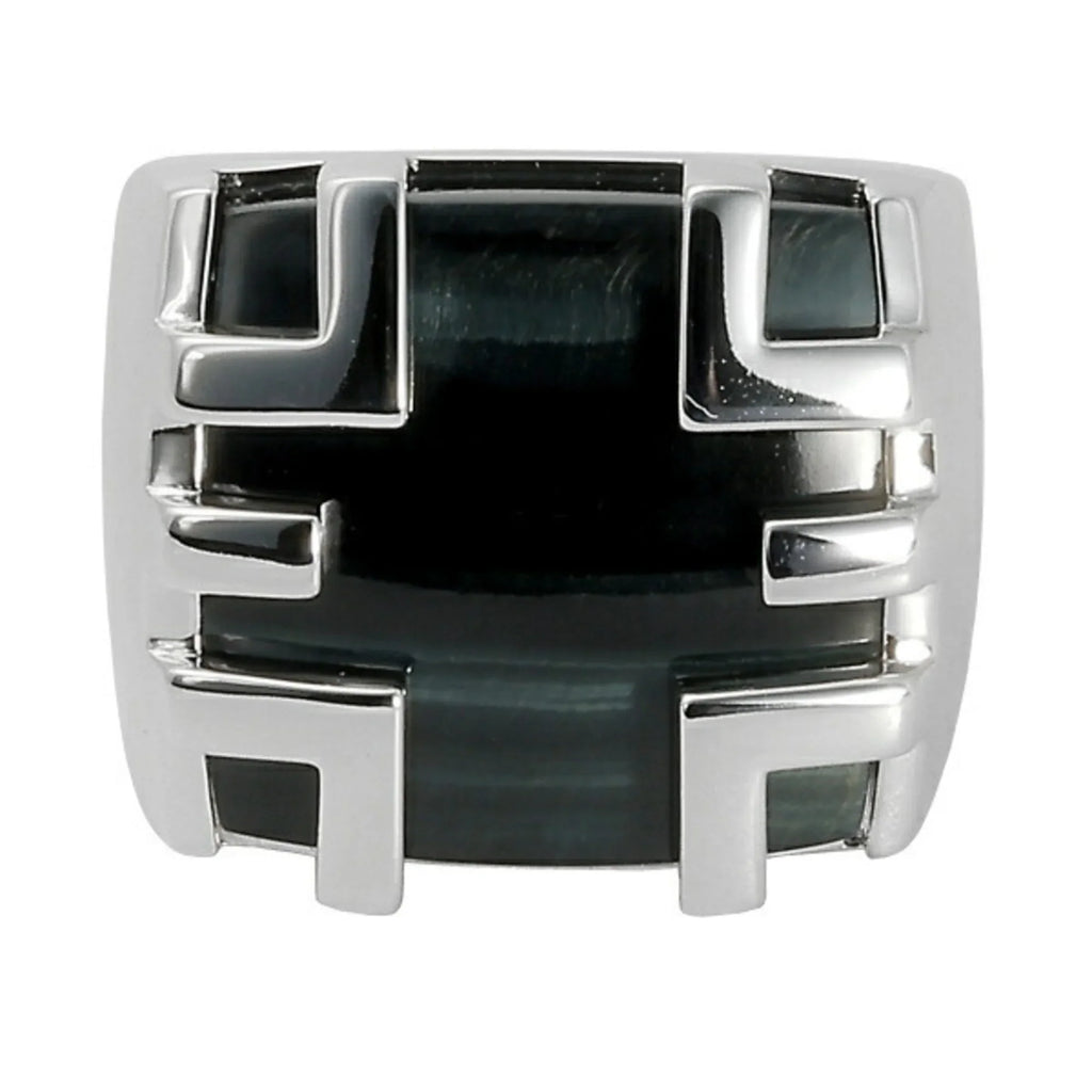 Pre-Owned Dragon Kiss Cartier Tiger the Ring White Eye of (Good) K18WG Gold