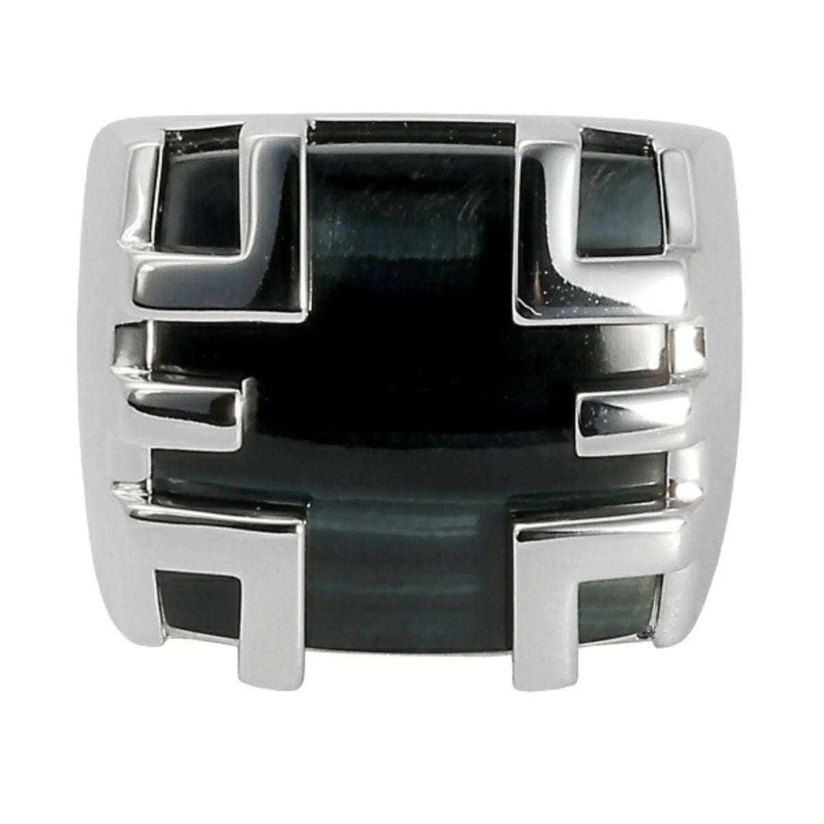Pre-Owned Dragon Kiss Cartier Tiger the Ring White Eye of (Good) K18WG Gold