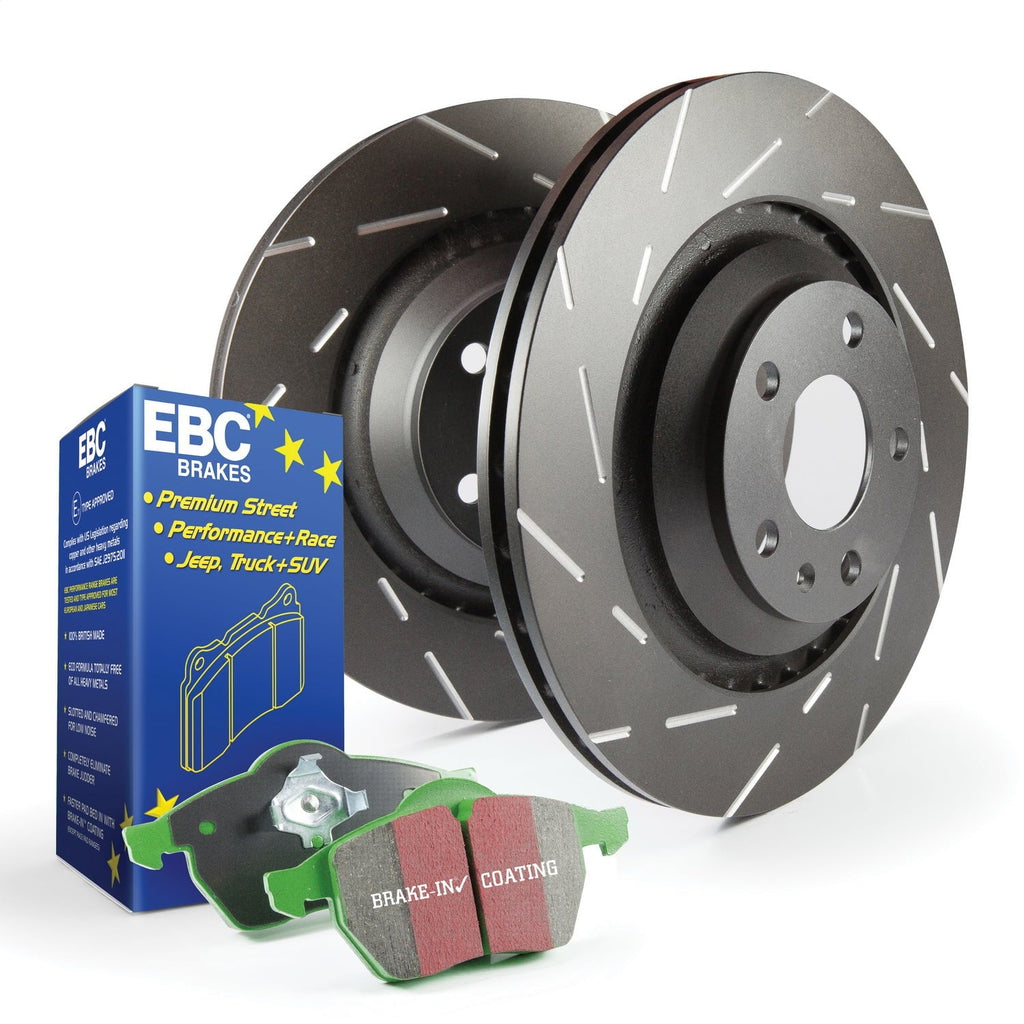 EBC S2 S2KF1133 USR Brakes Greentuff 2000 Kits Rotors and