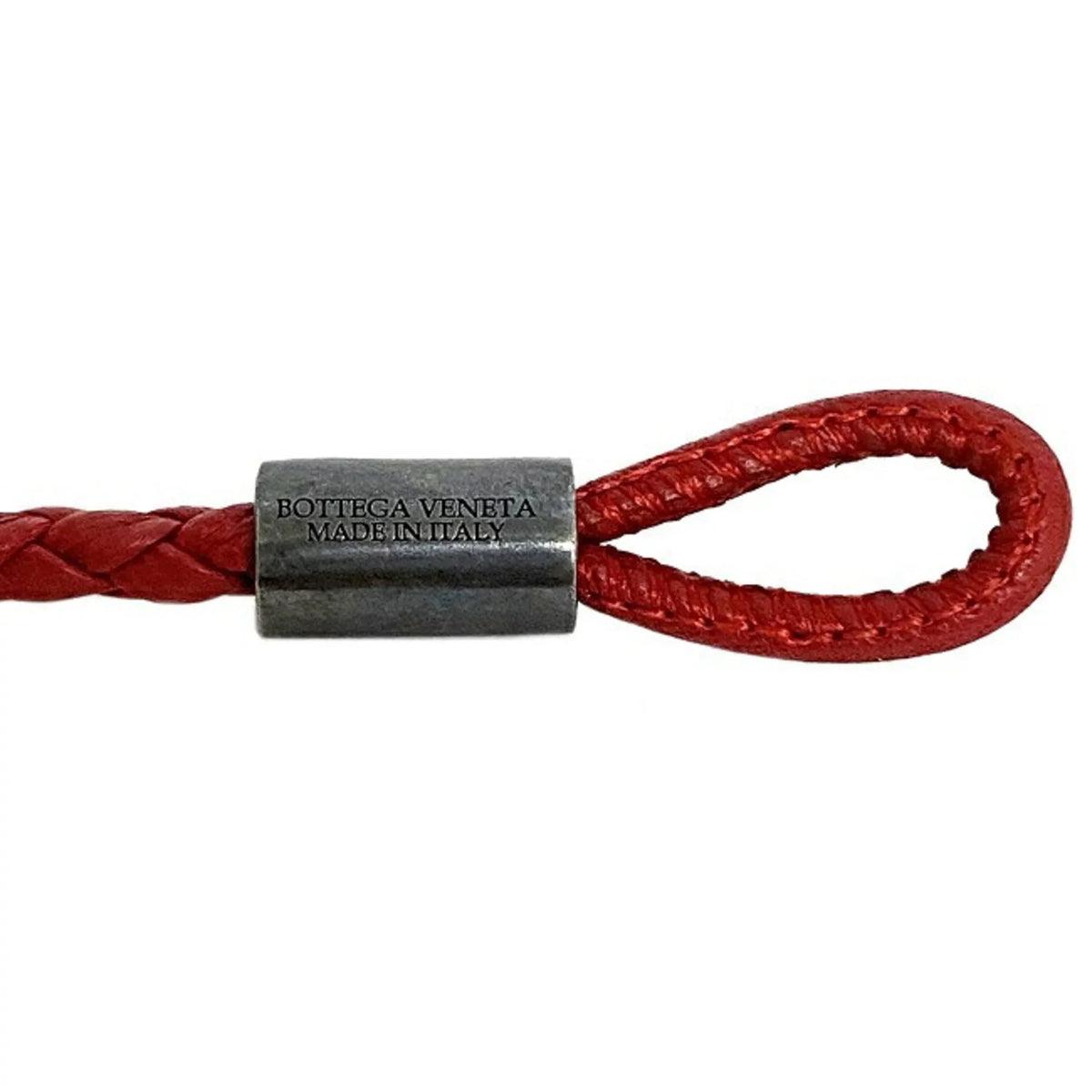 Red Charm Bracelet (Like 925 Color Ec-14210 Leather,Silver Pre-Owned Bottega New) Veneta