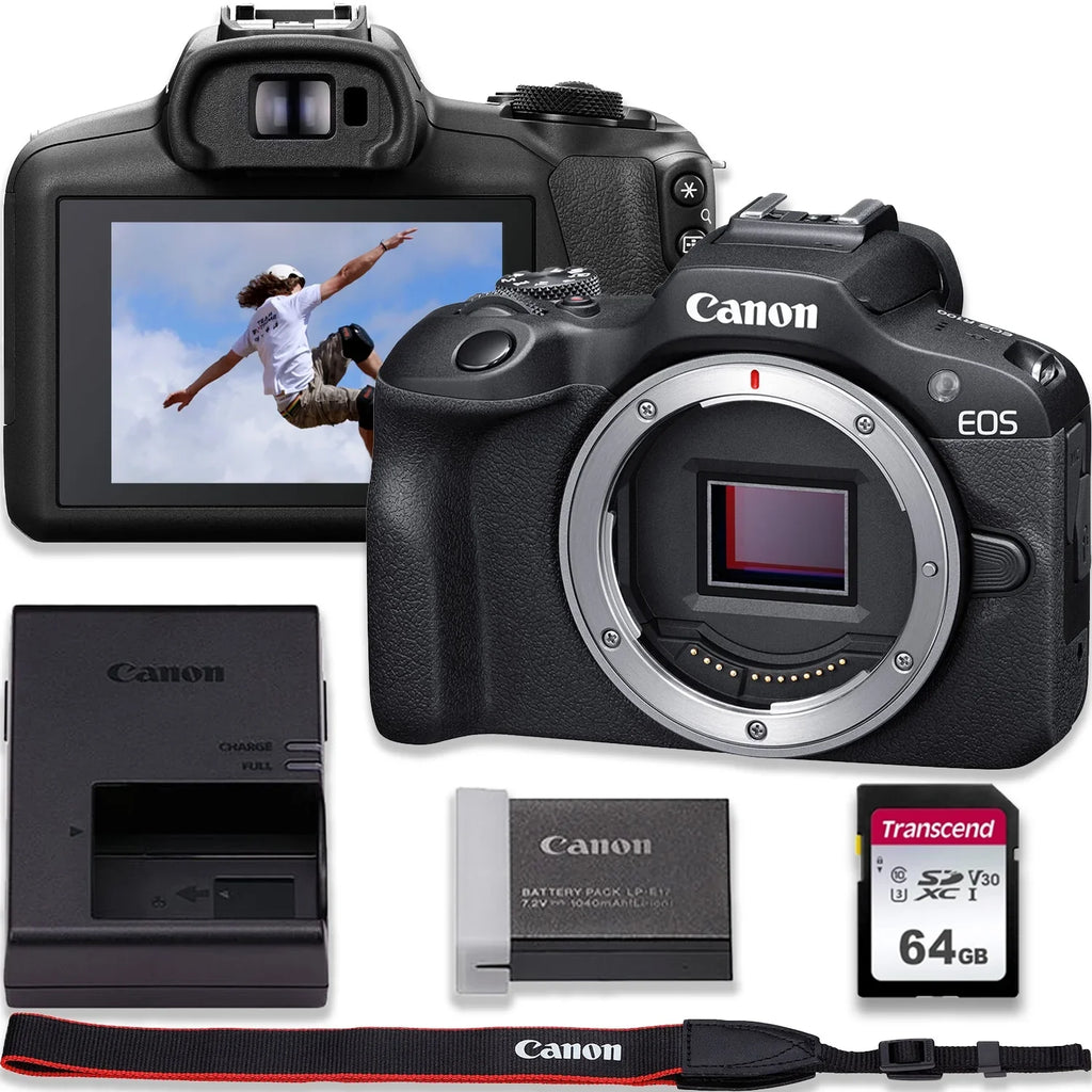 Camera Recording R100 Transcend Card with EOS Memory (BODY) Fast 64GB Canon 4K Mirrorless Video