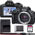 Camera Recording R100 Transcend Card with EOS Memory (BODY) Fast 64GB Canon 4K Mirrorless Video