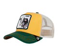 Bros Cash Trucker Goorin Cow BrosGoorin HatYellow/Green/WhiteOS