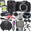 RP Kit & Rode Lens Mount + EOS Camera 24-105mm Go Video Mirrorless LED 64GB Accessory Canon Bundle Light More Digital Mic, with RF Memory, Video Adapter with +