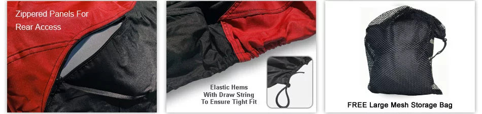 And Color 2011-2014 / Straps - Sun, For Ski Runner All Black Protects Jet - VX Bag More! Cover Wave Trailerable And Sport Rain, Weatherproof RED from Weather - YAMAHA - Storage Includes Trailer