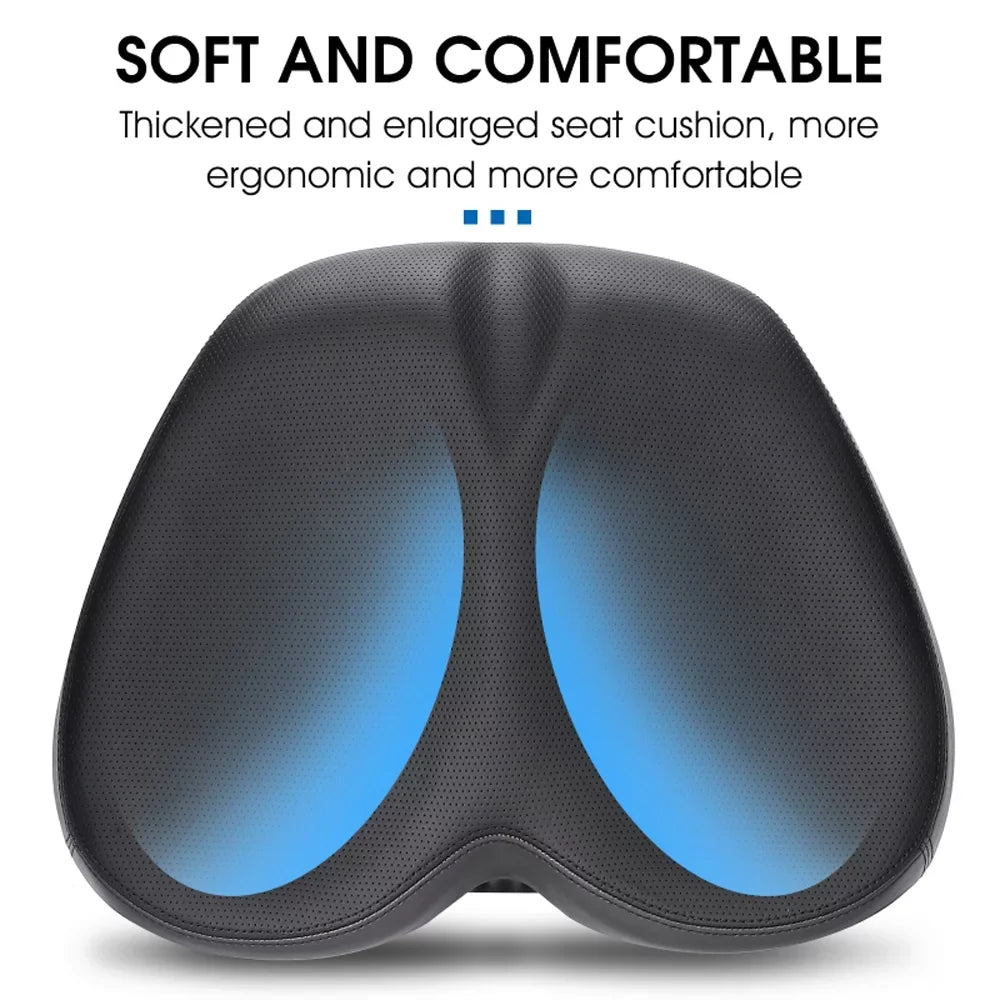 Design Comfortable Bike Aibecy Road Saddle Replacement Widen Cushion for Thicken Ergonomic Shockproof Distance Riding Long