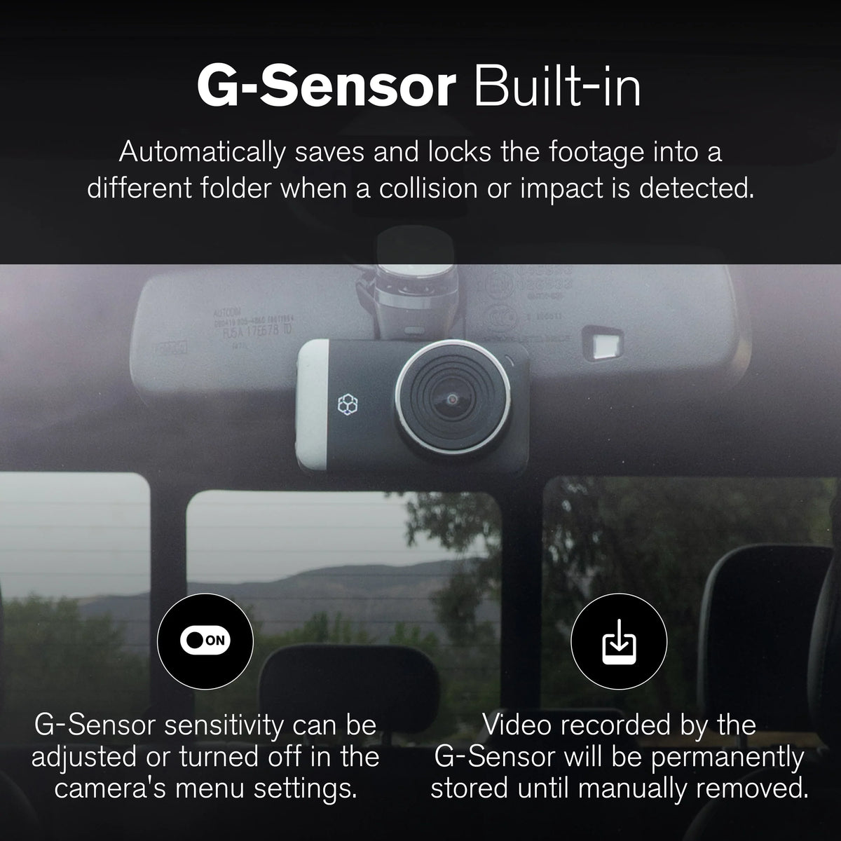 Screen, and Range Yada Record with App, 3" UHD Mode Dynamic Angle for Pro Resolution GPS Technology Park High Lense, 4K G-Sensor LCD Day/Night. Roadcam Wide 150 with Degree