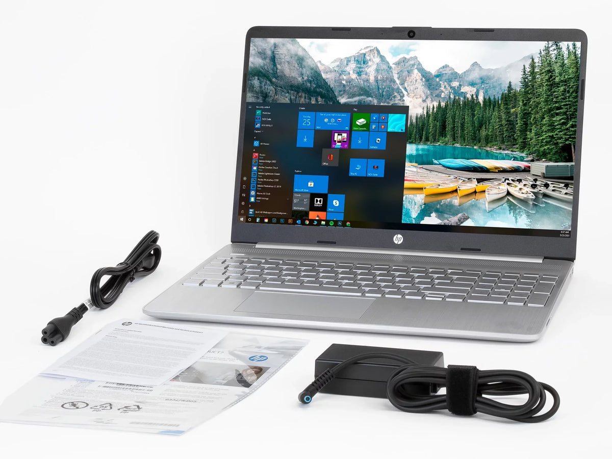 i3-1125G4 Display, HD Wi-Fi, Intel SSD, RAM, Bluetooth, Windows 10 HP Core Laptop, 15 3.70GHz, HDMI, 512GB S 16GB Home 15.6"