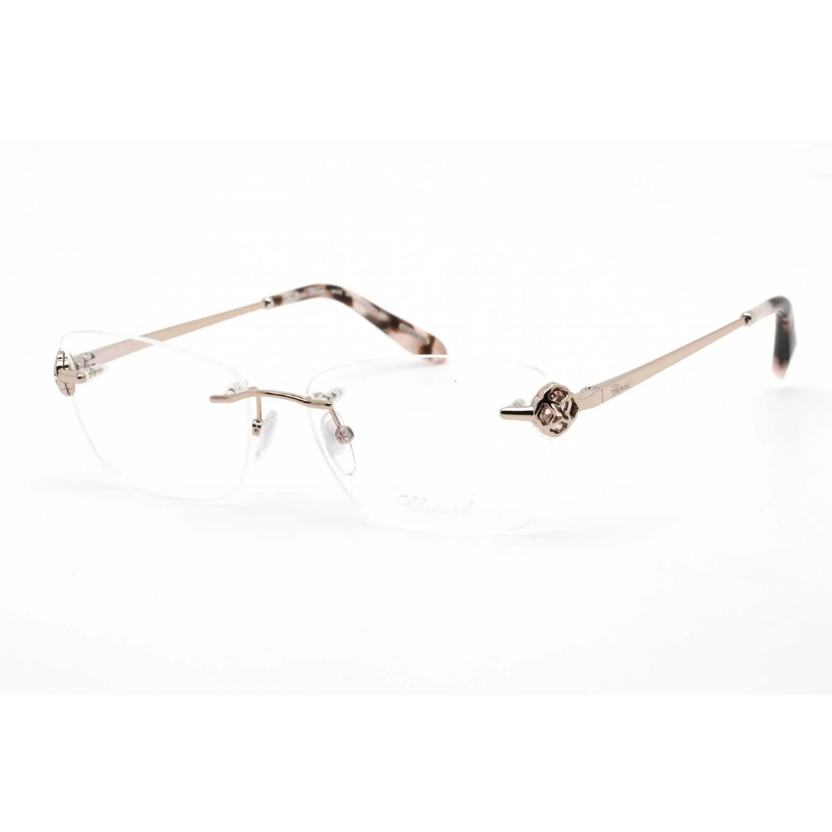 Rose Metal Women's Chopard 0A39 VCHF86S Shiny Gold Eyeglasses