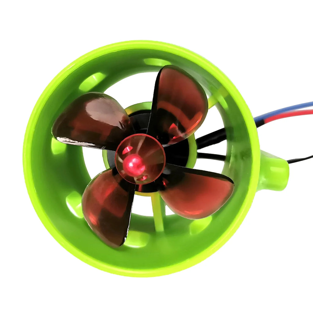 Motor 4-Blade Suzicca Propellers Nest Brushless Engine Motor 12-24V with 1000KV Clockwise Bait for Boat Electric Underwater Waterproof Drive Ship with