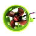Motor 4-Blade Suzicca Propellers Nest Brushless Engine Motor 12-24V with 1000KV Clockwise Bait for Boat Electric Underwater Waterproof Drive Ship with