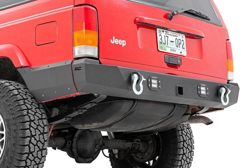 1984-2001 2WD/4WD Rough Rear XJ Bumper for LED Cherokee Country 110504 - Jeep