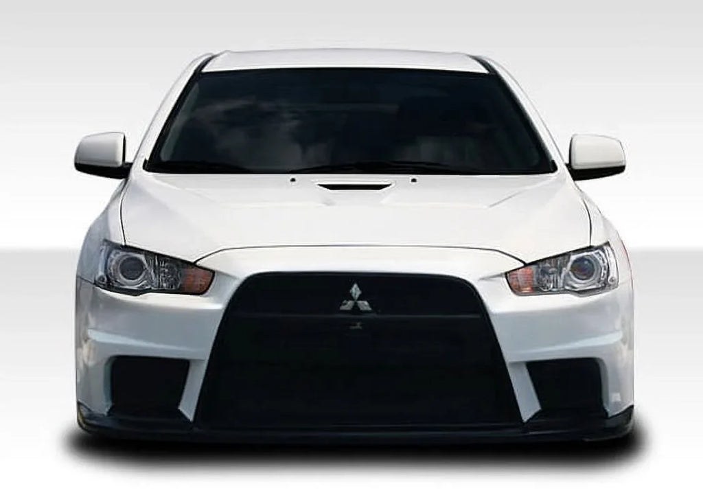 Piece Front Evo Bumper Cover Look 1 Duraflex Mitsubishi X Lancer - 2008-2017