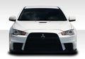Piece Front Evo Bumper Cover Look 1 Duraflex Mitsubishi X Lancer - 2008-2017