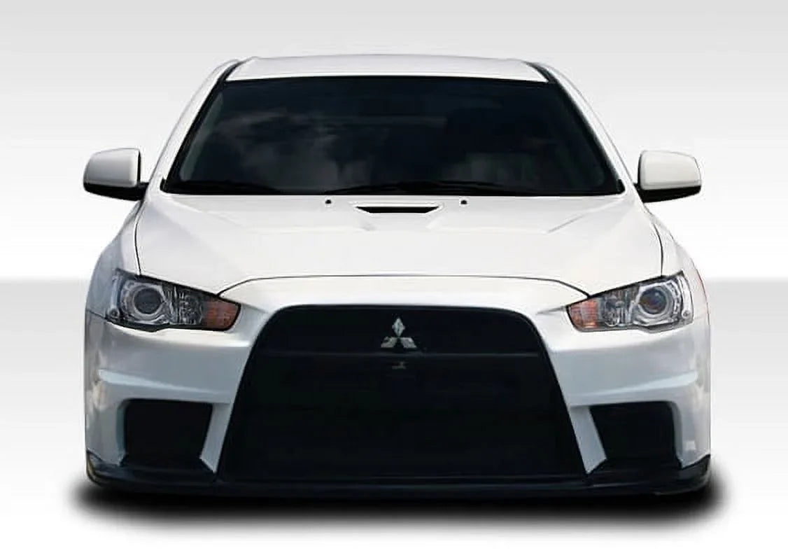 Piece Front Evo Bumper Cover Look 1 Duraflex Mitsubishi X Lancer - 2008-2017