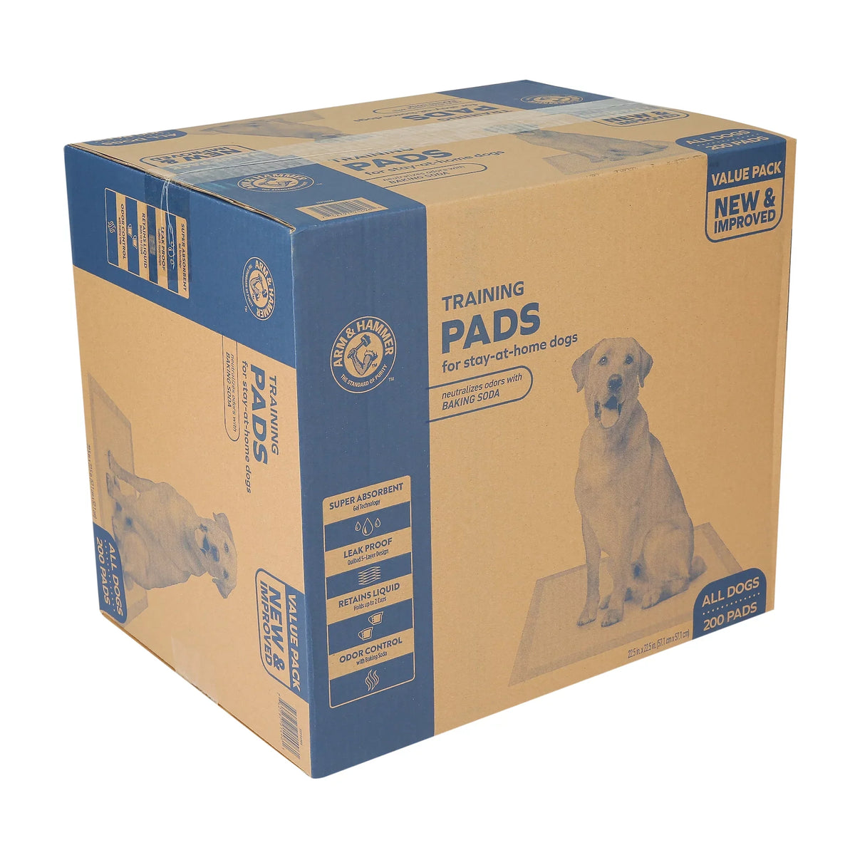 | Arm Puppy Leak-Proof Training Odor for Pads, Dogs Hammer Puppy 200ct Pads Control, &