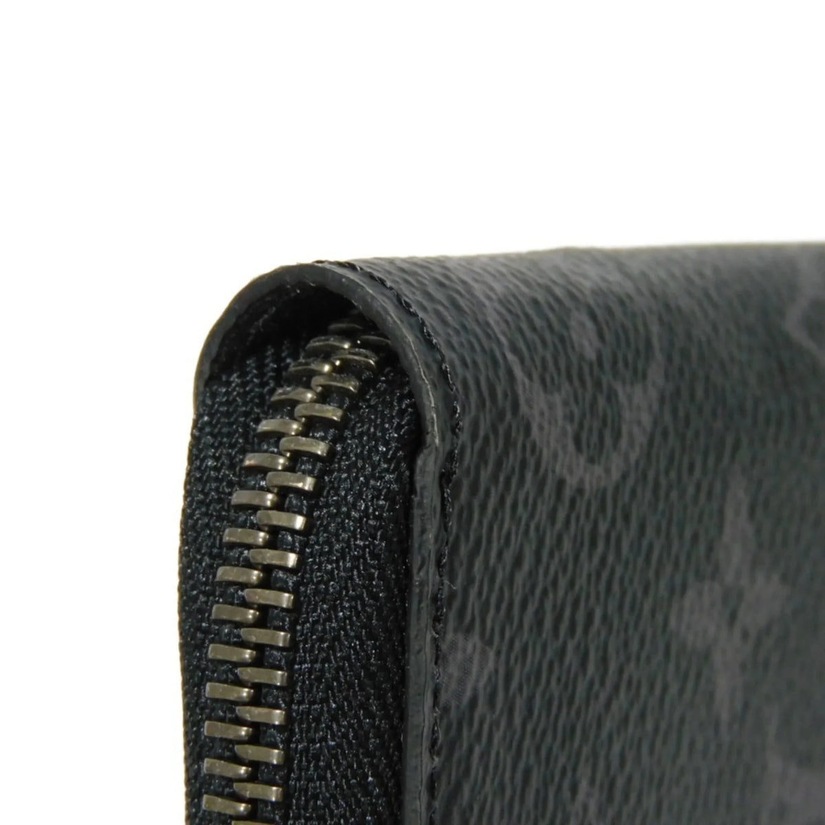 Zippy (Good) Billfold LOUIS Vertical Pre-Owned Eclipse VUITTON Round Long Logo Noir M62295 Zipper Monogram Men's Wallet LV