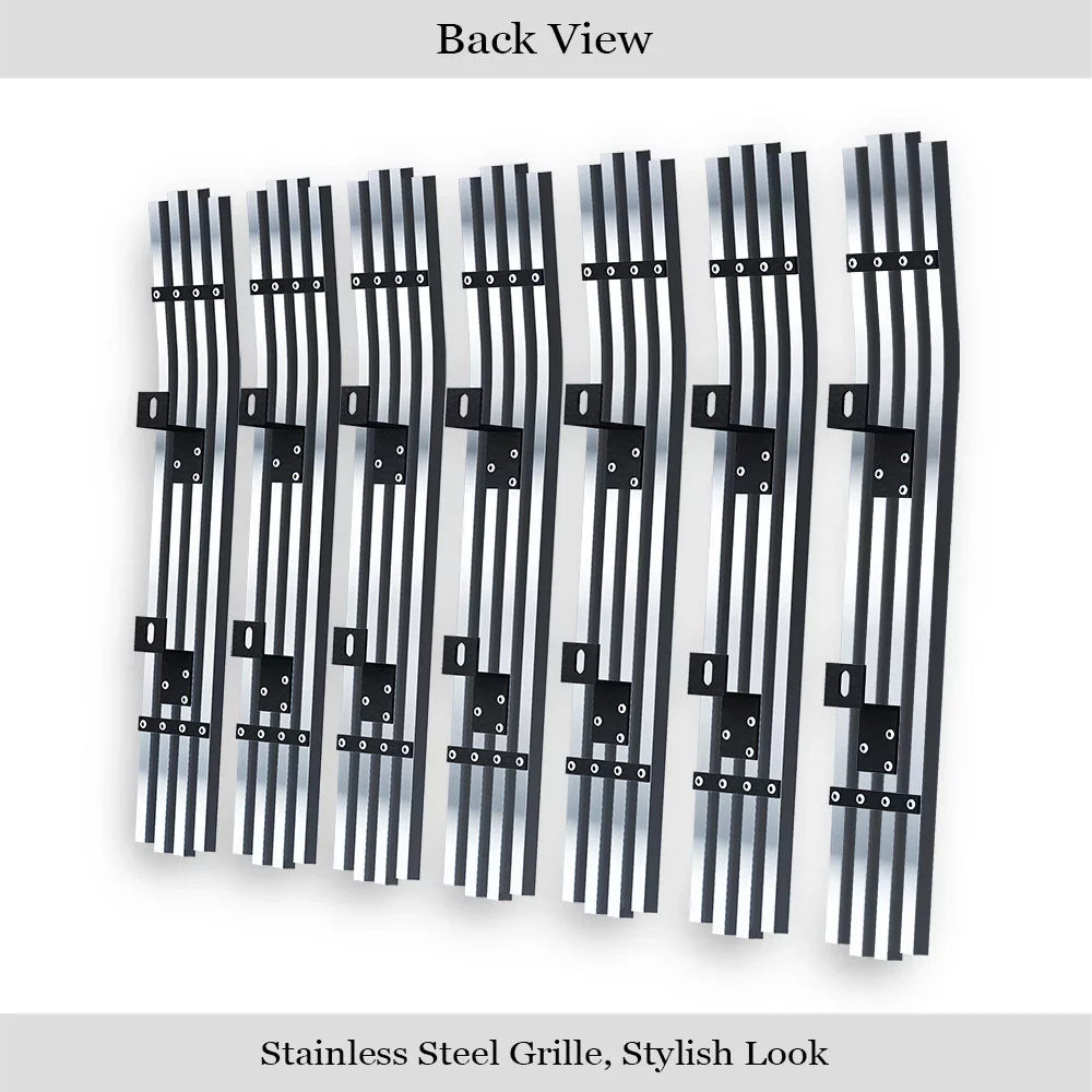 1997-2006 Model Upper Chrome Main Compatible with 8x6 Billet Premium N19-S09458J Chrome Stainless Jeep Wrangler Grille with APS Steel Shell