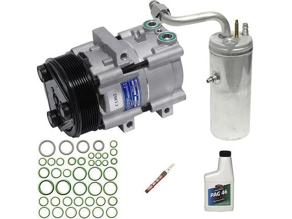 2005 Compressor 2004 2006 - Super - 2000 F250 Compatible A/C 2003 2007 2001, with - 1999 Ford Kit Duty