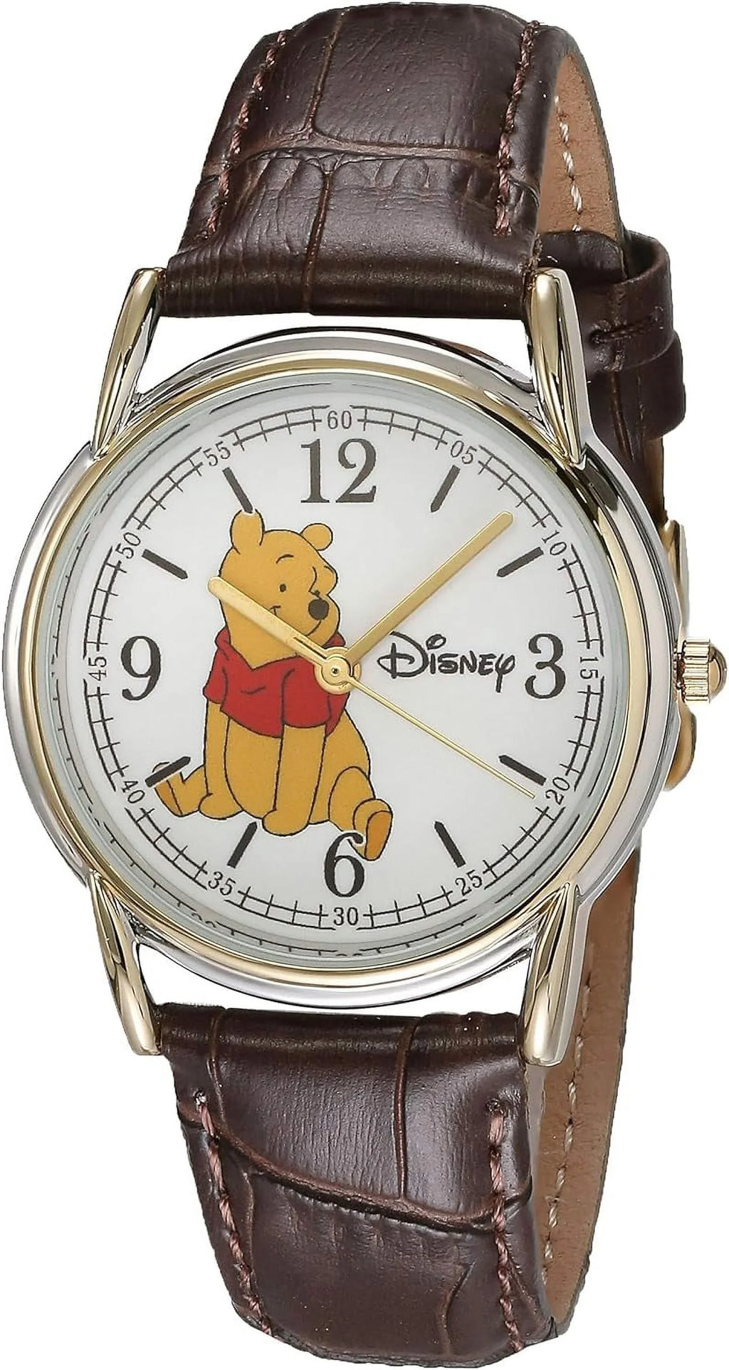 Winnie Alloy Gold Watch, Silver and Brown Strap Men's Leather Cardiff