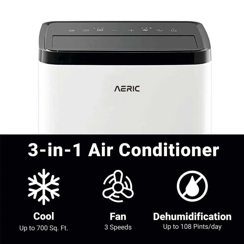 10,000 SACC ASHRAE) Aeric Portable (14,000 Conditioner BTU BTU Air