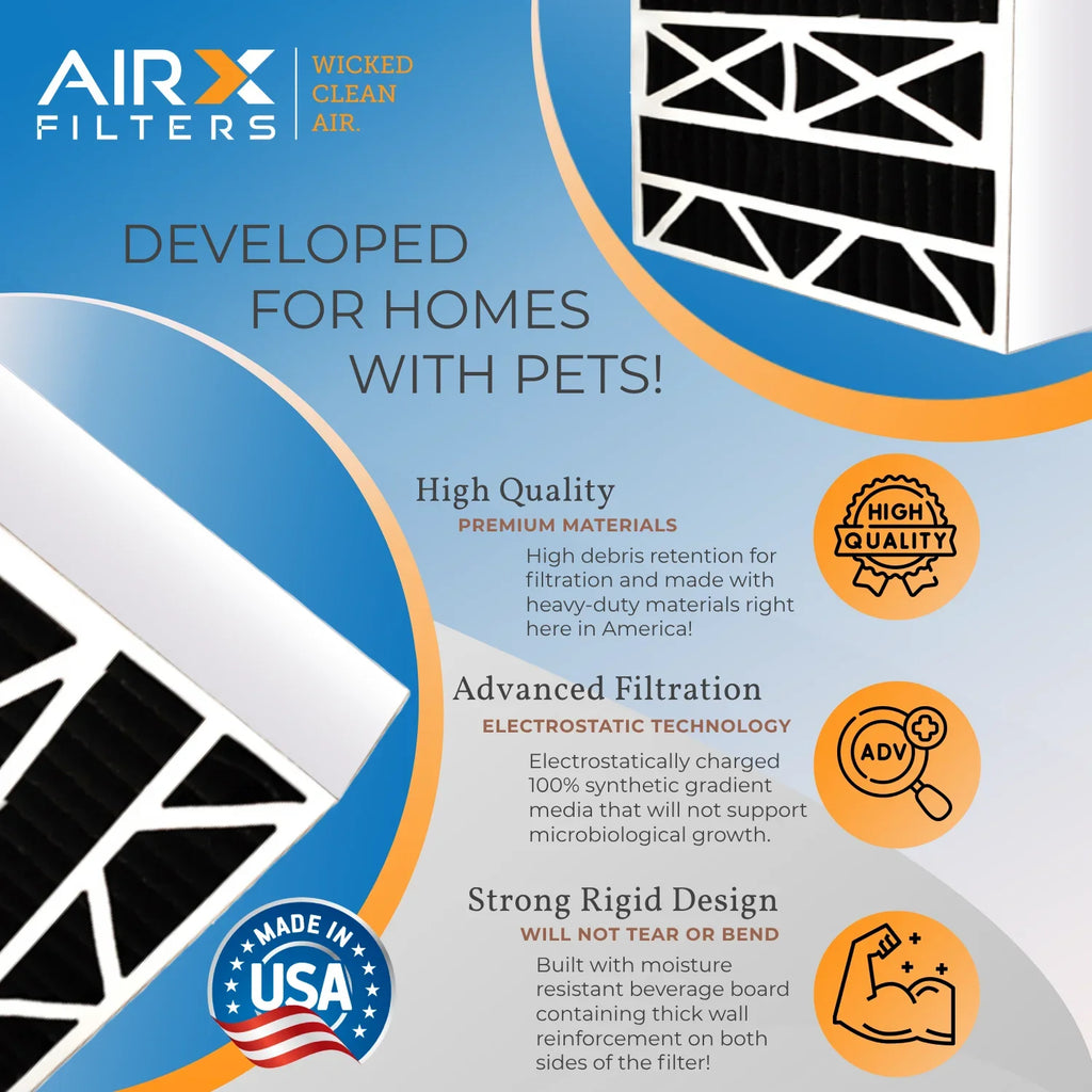 to Pack Air Eliminator 2 Odor MERV 5 by 700 Honeywell Carbon MPR 20x25x5 AIR. & CLEAN FC100A1037 FPR AIRX Filter Filter with FILTERS Comparable WICKED Compatible 8