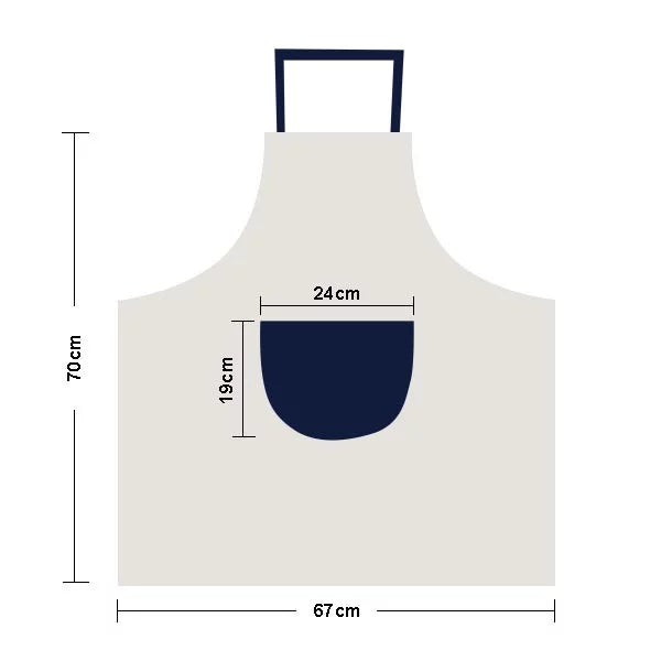 Linen Bib Apron Cotton Kitchen Adjustable Pinafore Tropical Toco Pocket Bird BBQ Ramphastos