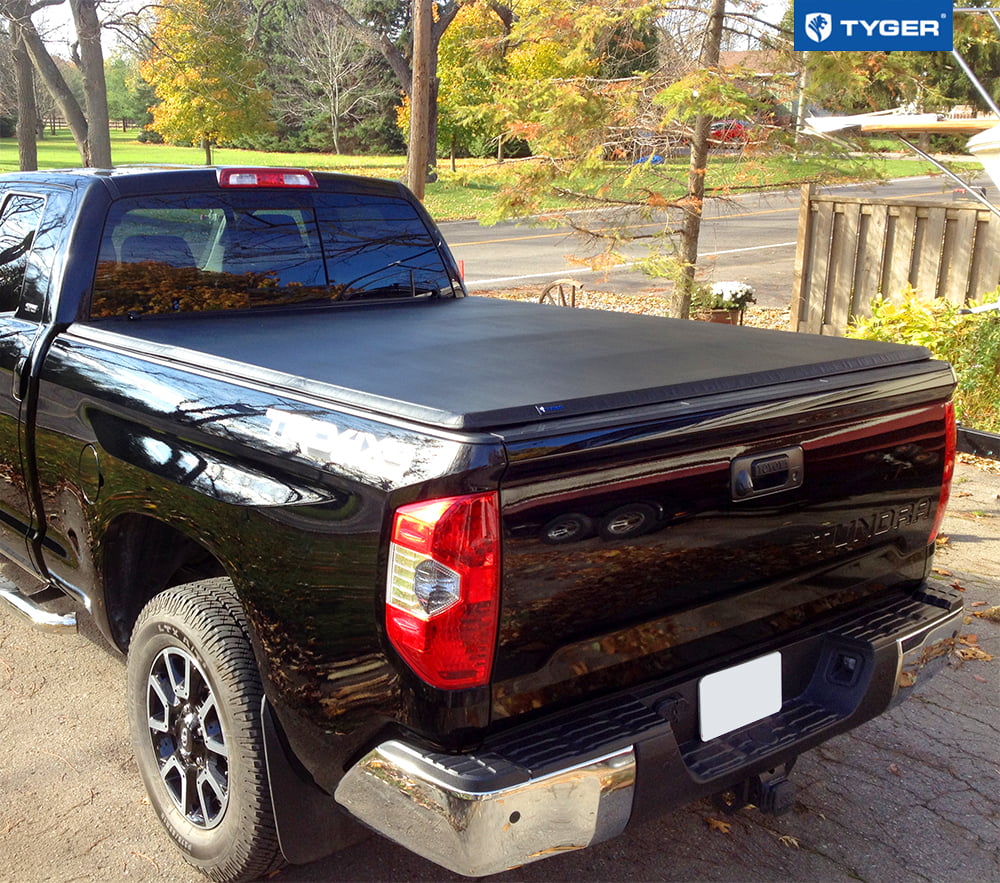 6.5' | TG-BC3T1033 Soft Tonneau | | with Toyota Tri-fold Tyger Auto Bed Bed Compatible T3 Truck Vinyl 2007-2013 Cover Tundra