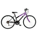 Wildcat Black and Women's Purple Mountain 18-Speed Titan Bike,