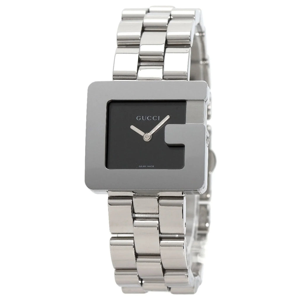 GUCCI Boys G Watch Square Face 3600J Pre-Owned Steel/SS (Good) Stainless Gucci