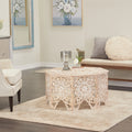 18 x Cottage Country 33 350 Coffee 33 x - Pine Studio Round Table White