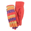 Suede Burch Red Laurel Patchwork Gloves