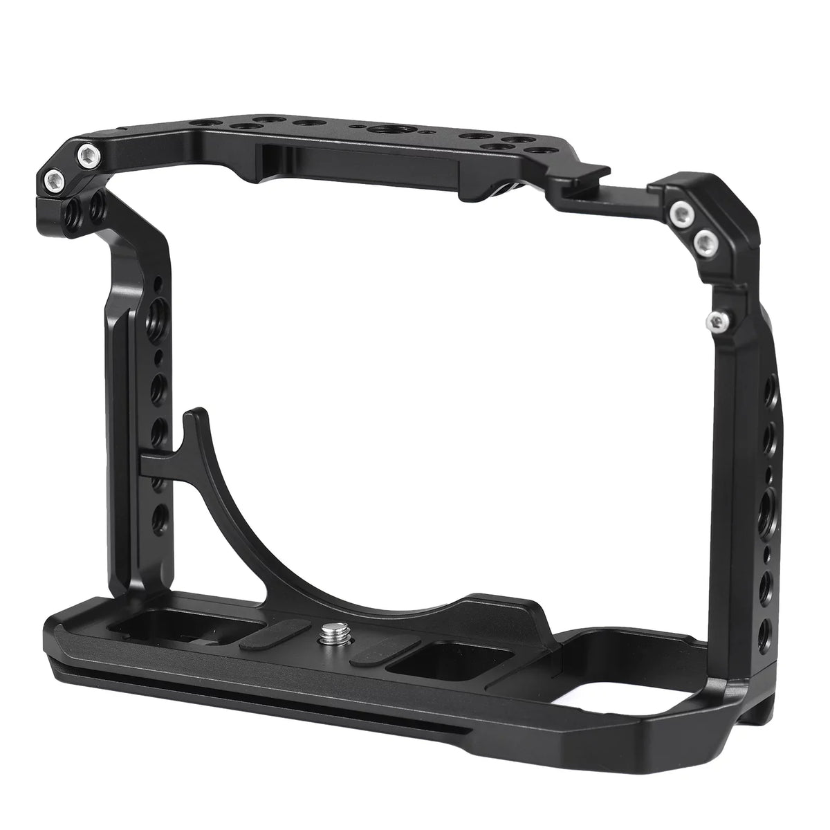 A7IV/ with Cage Alloy A7R4/ Cold Sony Holes A7M4/ Video A7S3 Shoe Numerous Screw Cage for Andoer Aluminum A1/ Mounts Replacement Inch 14