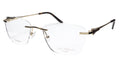 Vosheront Acetate Optical 52-18-135 & Black Square Frame Tapered Gold 37 Paul