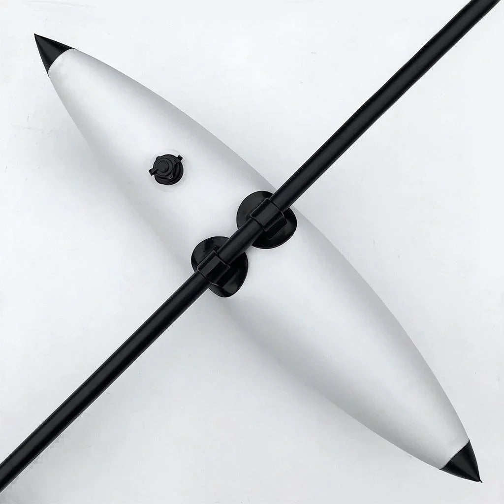 ing PVC Standing Inflatable Buoy Canoe Kayak Heavy Stabilizer White Duty Outrigger Durable Beginners for