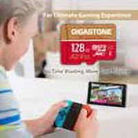 Gigastone Run Video 128GB 4K Compatible, 5 (5x128GB) Switch SDXC A2 App, Pack Micro Micro 100/50MB/s, Game Pro, to R/W 4K Recording, Nintendo Card, SD up