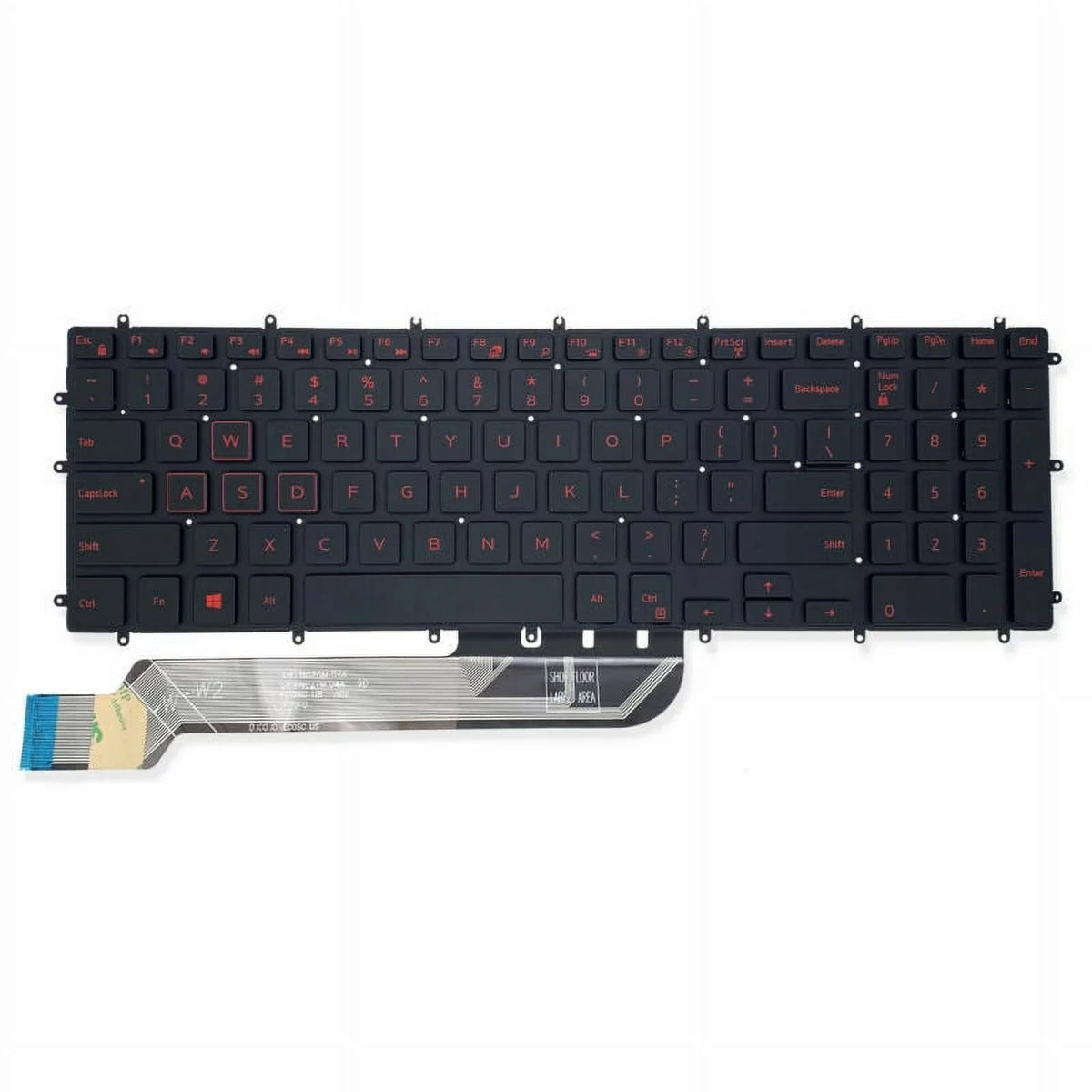 15 3779 Backlit Keyboard Dell 5587 Red Characters G3-3579 15-5587 For Gaming G5