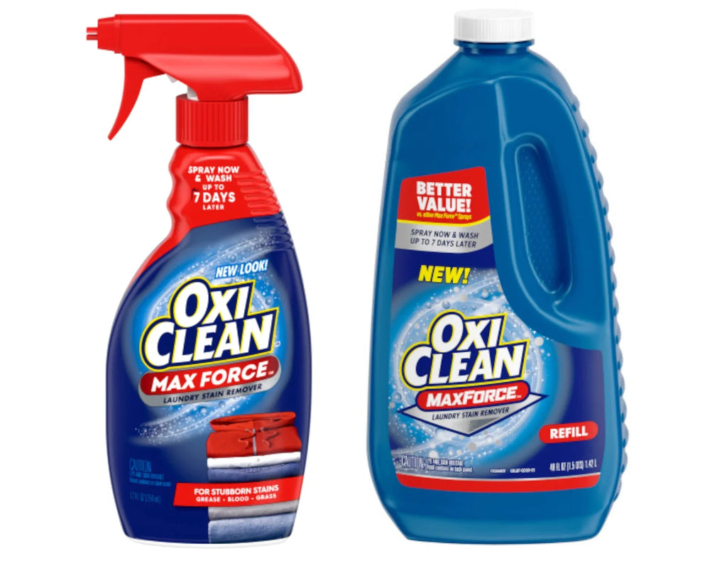 Spray, Bottle Force Remover Fl OxiClean Total oz 12 Oz Laundry Oz Kit 60 Max Stain fl Refill + Fl 48